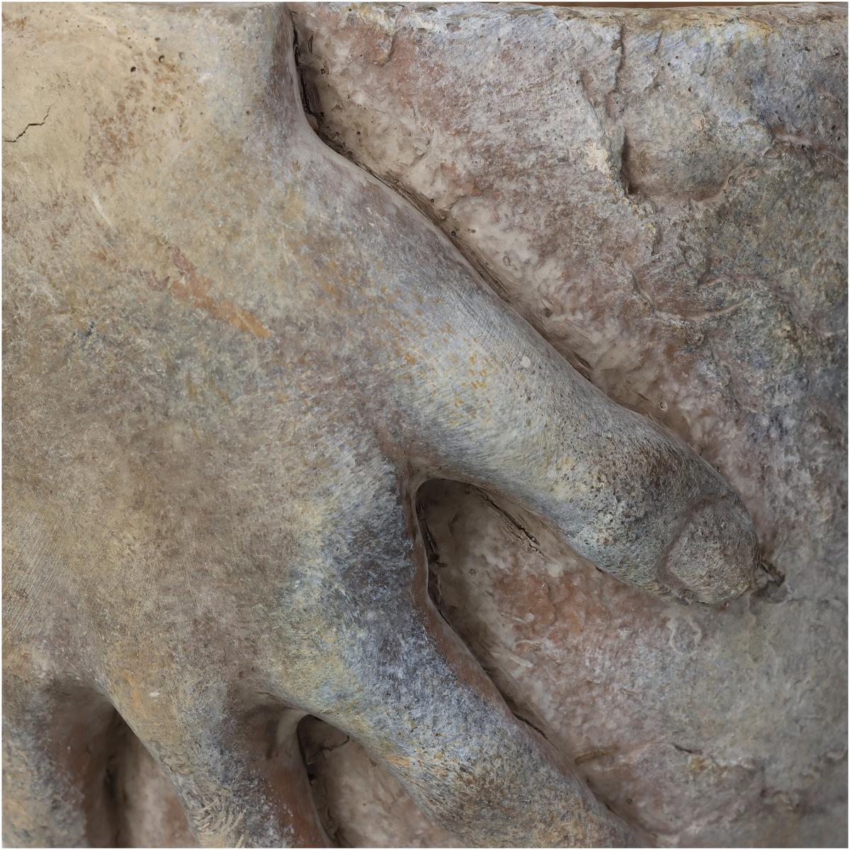 Κασπώ ArteLibre Χέρια Καφέ Τσιμέντο 20.5x15.5x14.5cm - Hippiehome.gr