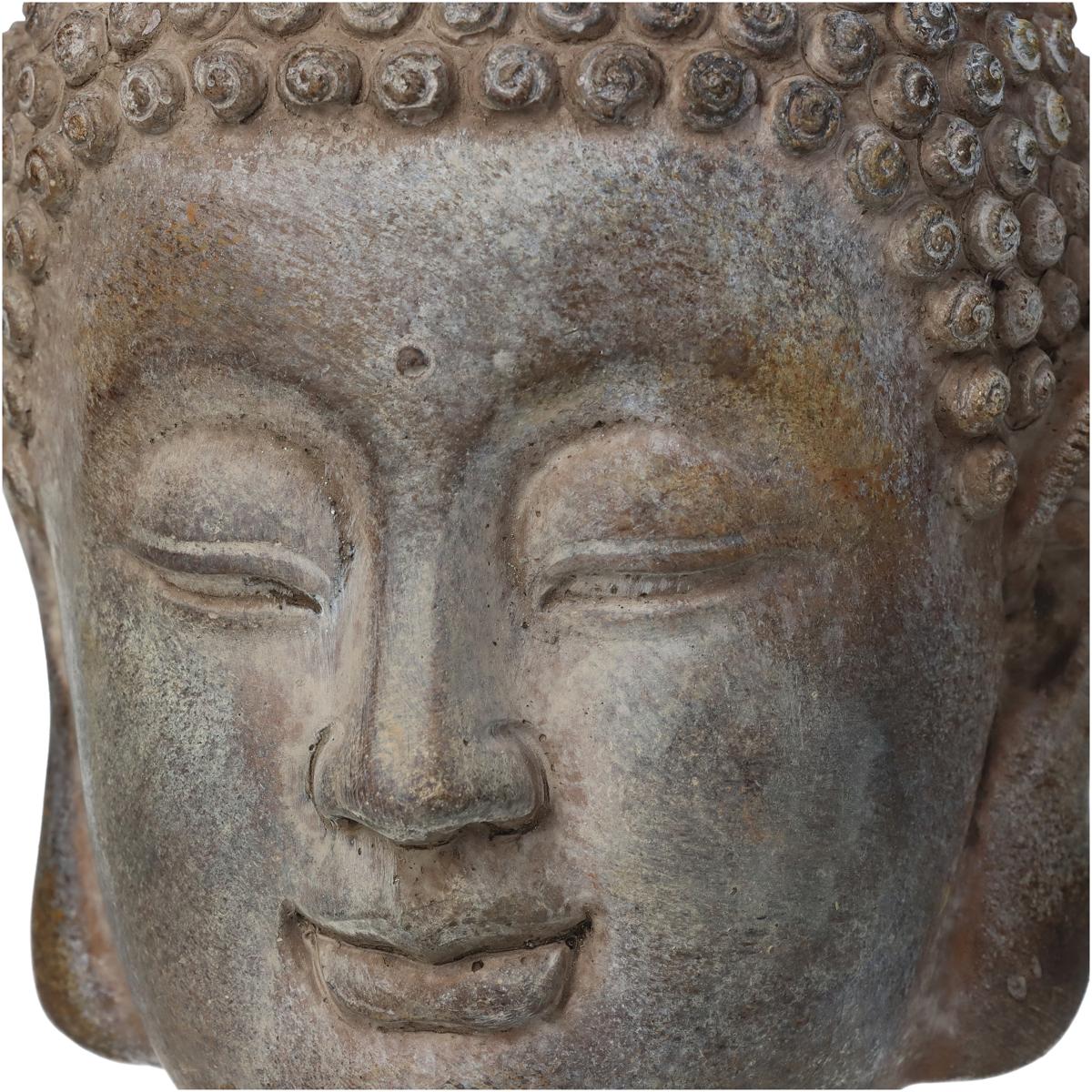 Κασπώ ArteLibre Βούδας Καφέ Τσιμέντο 12.5x11x13.5cm - Hippiehome.gr