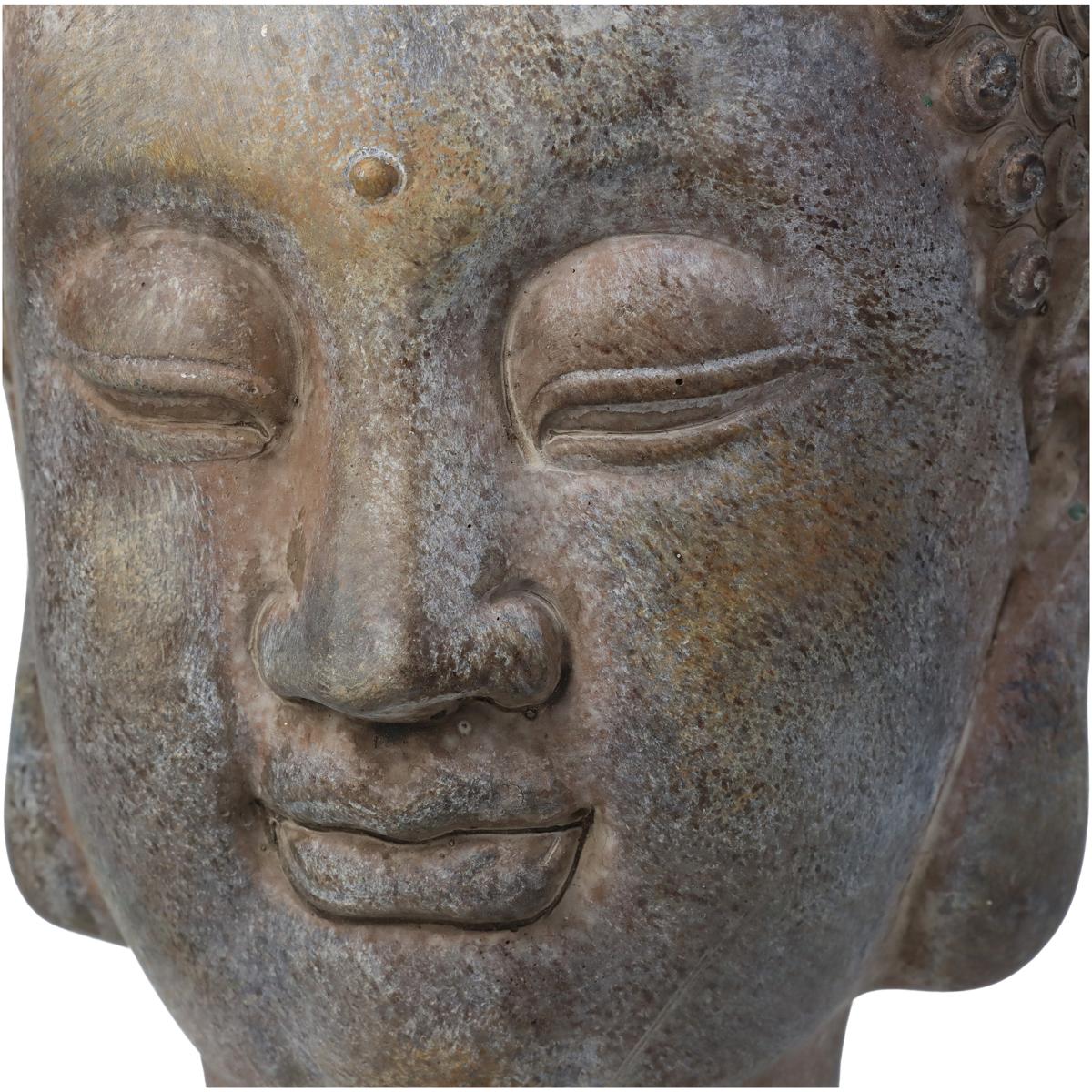 Κασπώ ArteLibre Βούδας Καφέ Τσιμέντο 15x13.5x16.5cm - Hippiehome.gr