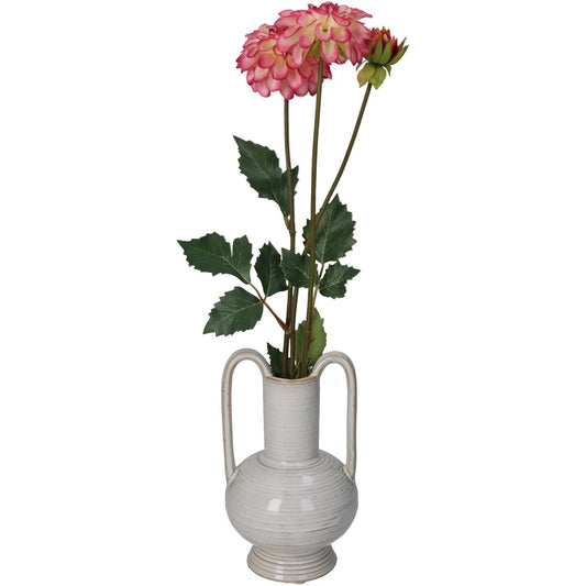 Βάζο ArteLibre Μπεζ Κεραμικό 10.9x10.9x17.9cm - Hippiehome.gr