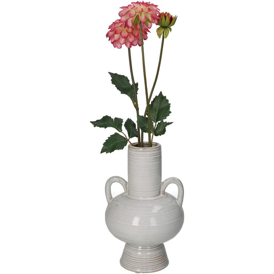 Βάζο ArteLibre Μπεζ Κεραμικό 13.5x13.5x21.4cm - Hippiehome.gr