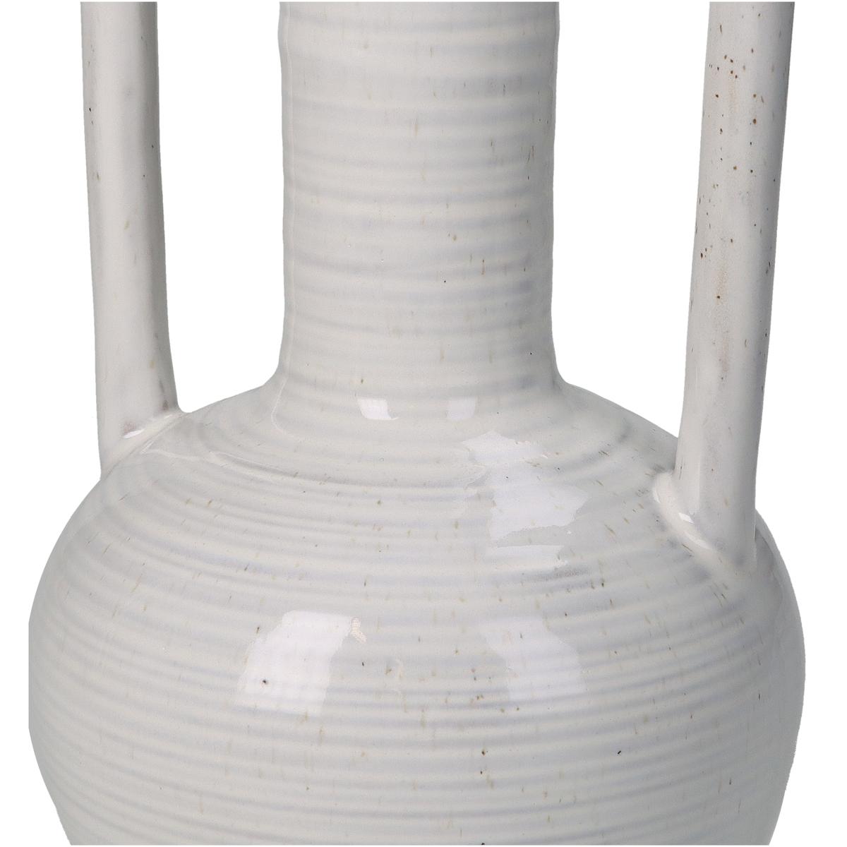 Βάζο ArteLibre Μπεζ Κεραμικό 12.2x12.2x27.5cm - Hippiehome.gr