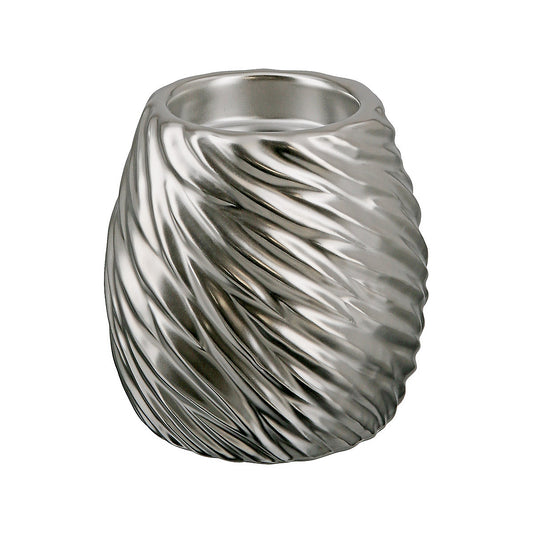 Θήκη Ρεσώ Ασημί Κεραμικό 12x12x12cm - Hippiehome.gr