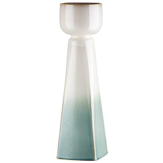 Κασπώ Τιρκουάζ/Μπεζ Κεραμικό 15x15x50.5cm - Hippiehome.gr