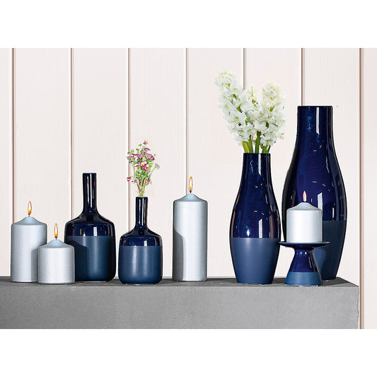 Βάζο Μπλε Κεραμικό 41cm - Hippiehome.gr