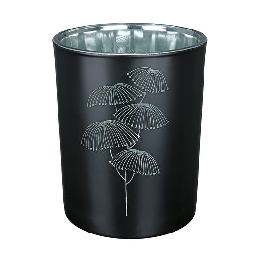 Θήκη Ρεσώ Με Διακόσμηση Μαύρο Γυαλί 12.5cm Σε 2 Σχέδια - Hippiehome.gr