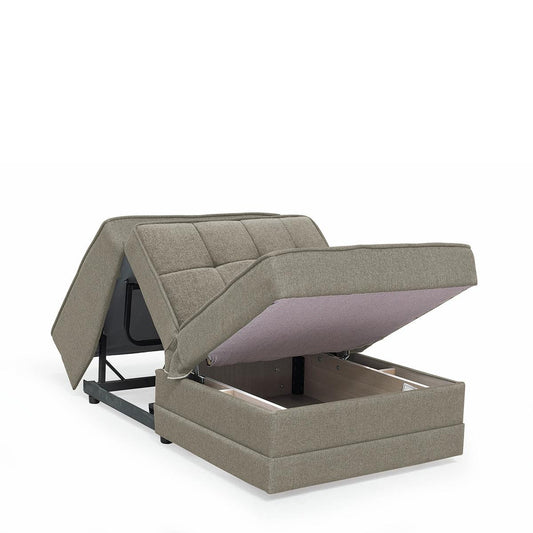 Πολυθρόνα MATEO Μπεζ 85x110x90cm - Hippiehome.gr