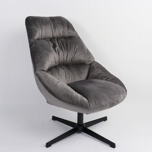 Πολυθρόνα CHANTIERI Γκρι Ύφασμα/Μέταλλο 94x71x83cm - Hippiehome.gr