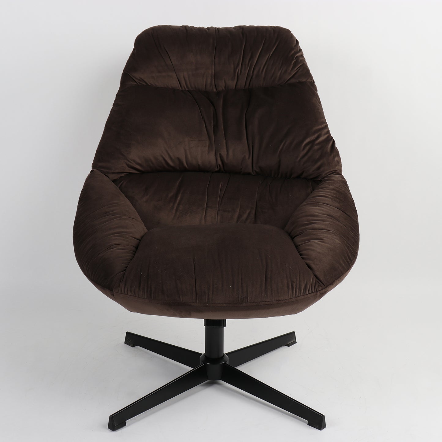 Πολυθρόνα CHANTIERI Καφέ Ύφασμα/Μέταλλο 94x71x83cm - Hippiehome.gr