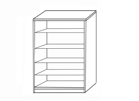 Παπουτσοθήκη KAMELIA Μελαμίνη Φυσικό Χρώμα 60x33x120cm - Hippiehome.gr