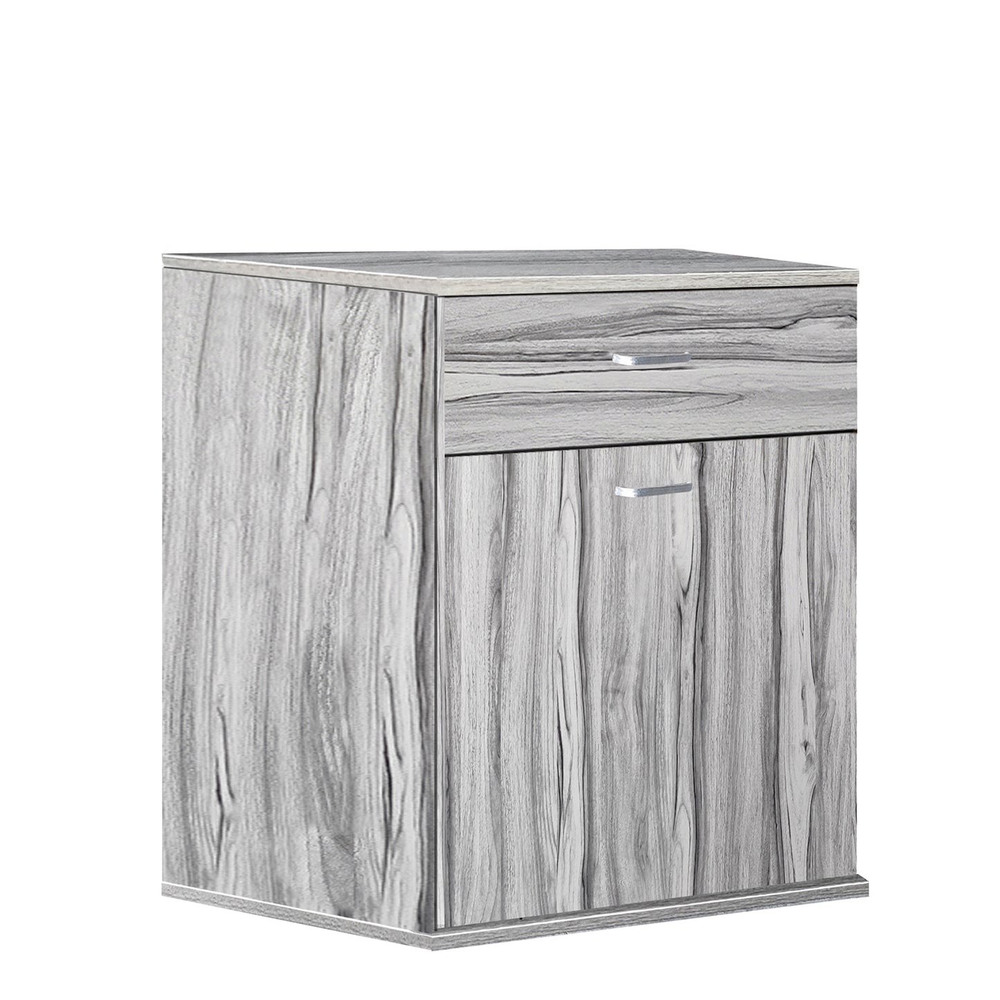 Κομοδίνο MILLE Γκρι Μοριοσανίδα/Μελαμίνη 40x40x60cm - Hippiehome.gr