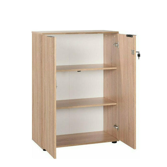 Ραφιέρα Γραφείου SELBY Φυσικό Μοριοσανίδα/Μελαμίνη 80x33x110cm - Hippiehome.gr