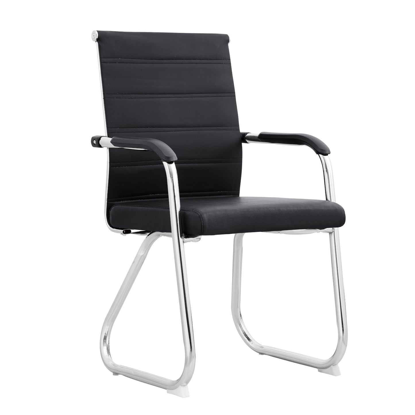 Καρέκλα Επισκέπτη NICO Μαύρο/Χρώμιο PU/Μέταλλο 55x56.5x95cm - Hippiehome.gr