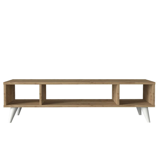 Έπιπλο Τηλεόρασης SAMOS Φυσικό Μοριοσανίδα/Μελαμίνη 120x35x40cm - Hippiehome.gr