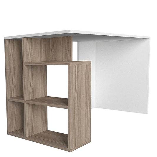 Γραφείο ANTIKERI Λευκό/Φυσικό Μοριοσανίδα/Μελαμίνη 120x60x74cm - Hippiehome.gr