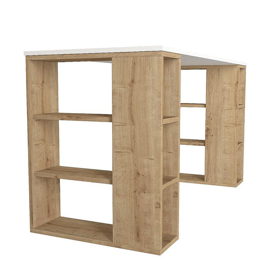 Γραφείο WIMSEY Λευκό/Sapphire Μοριοσανίδα/Μελαμίνη 140x60x74cm - Hippiehome.gr