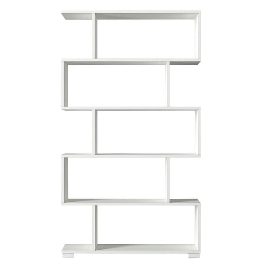 Βιβλιοθήκη MONTONI Λευκό Μοριοσανίδα/Μελαμίνη 90x20x160cm - Hippiehome.gr