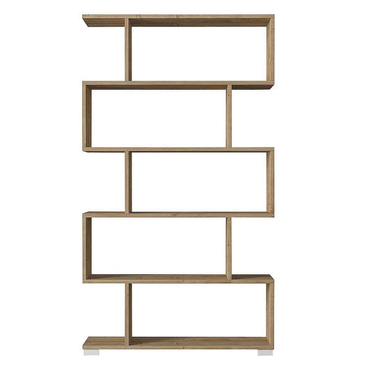 Βιβλιοθήκη MONTONI Φυσικό Μοριοσανίδα/Μελαμίνη 90x20x160cm - Hippiehome.gr