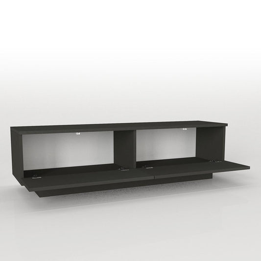 Έπιπλο Τηλεόρασης ALFEN Ανθρακί Μοριοσανίδα/Μελαμίνη 120x35x38cm - Hippiehome.gr