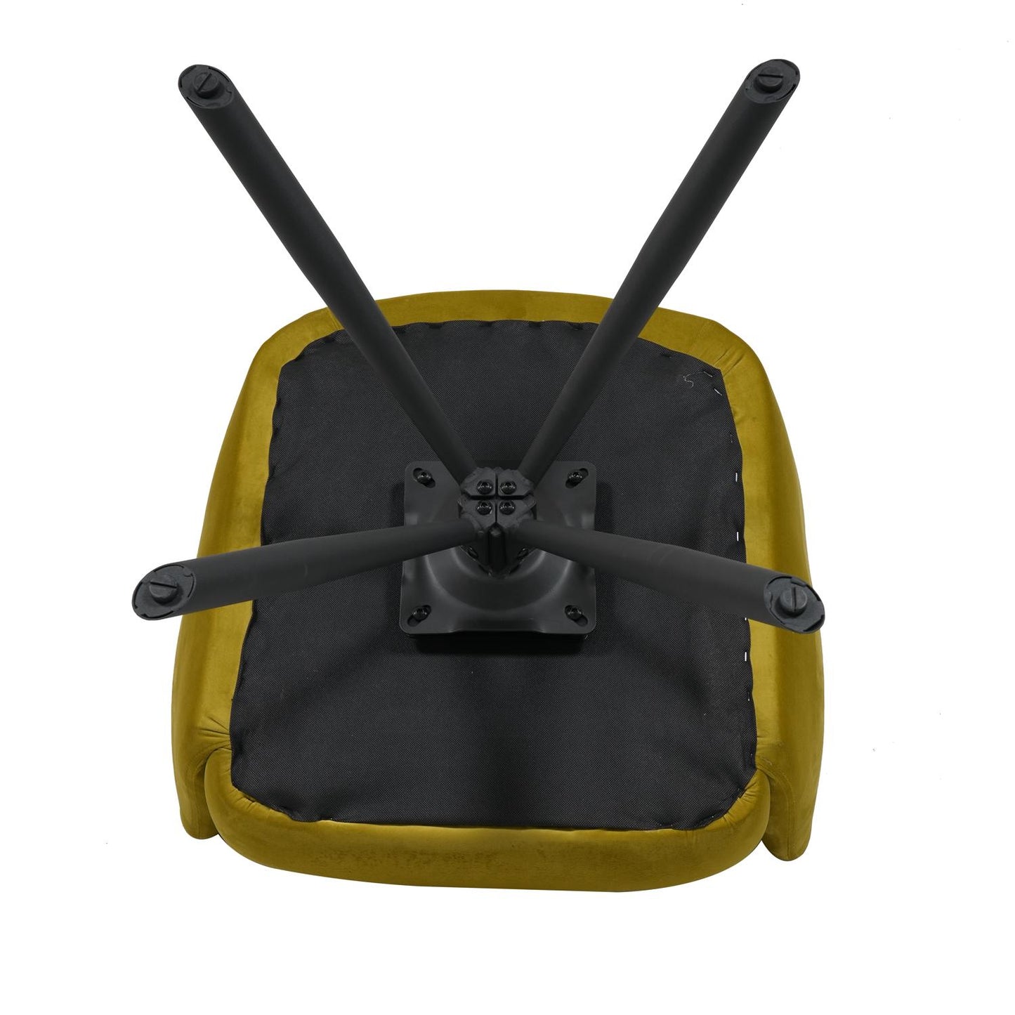 Πολυθρόνα WYATT Κίτρινο Ύφασμα/Μέταλλο 60x67x93cm - Hippiehome.gr