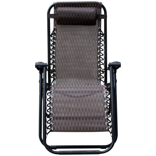 Πολυθρόνα Παραλίας Πτυσσόμενη Μέταλλο/Ύφασμα 68x58x110cm - Hippiehome.gr