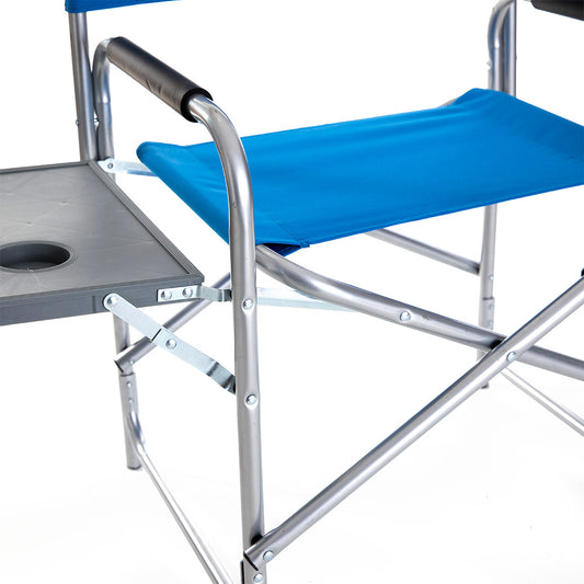 Καρέκλα Παραλίας MADEIRA Μπλε Μέταλλο/Ύφασμα 47x34x78cm - Hippiehome.gr