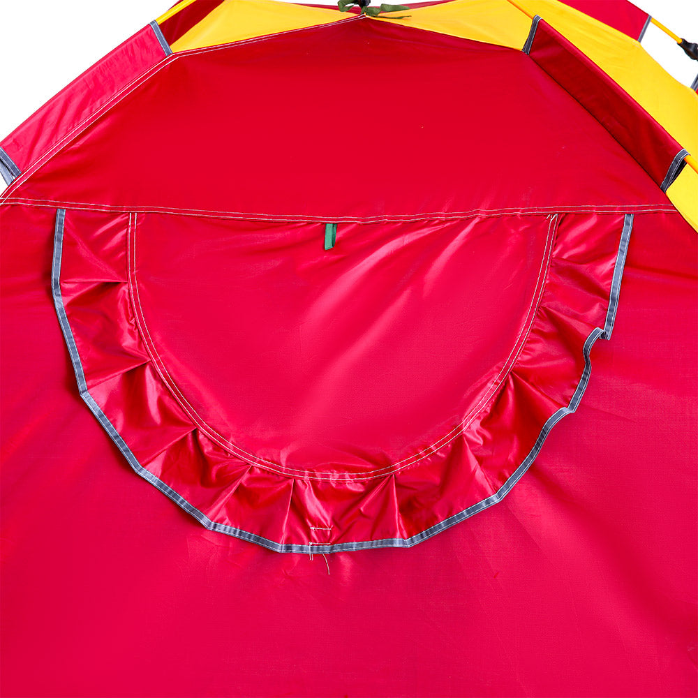 Σκηνή Αυτόματη 4 Ατόμων SOLTA Κίτρινο/Μοβ 2x2x1.35m - Hippiehome.gr