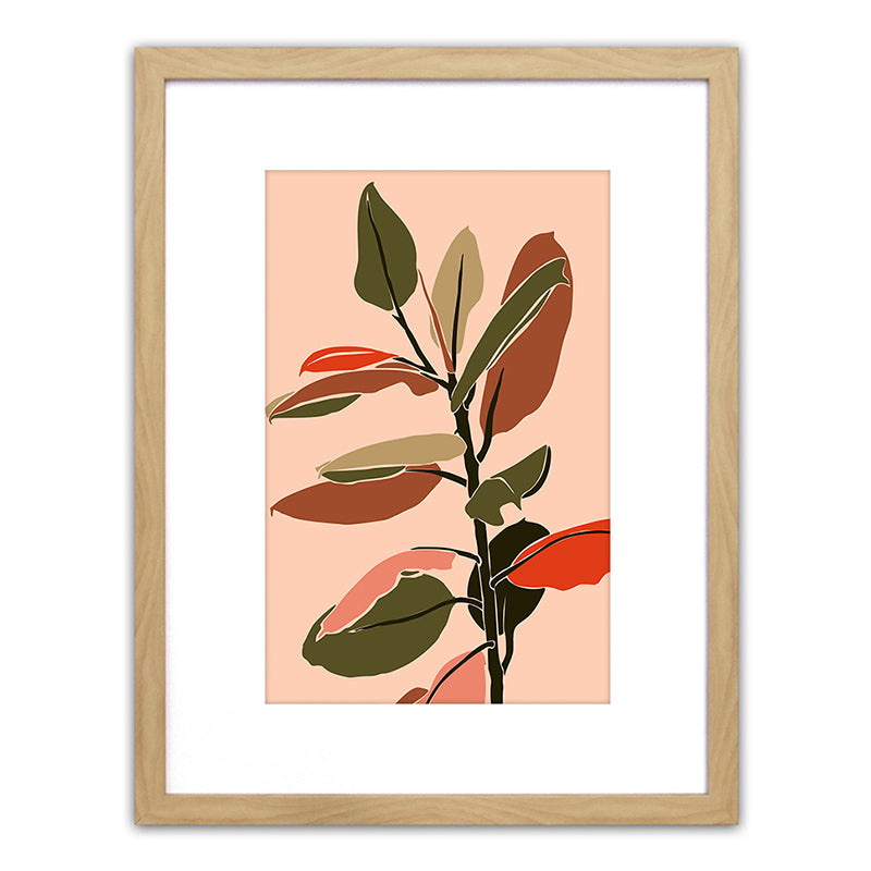 Πίνακας Σε Κορνίζα Πλαστικό 'Φυτό' 35x45x1.8cm - Hippiehome.gr