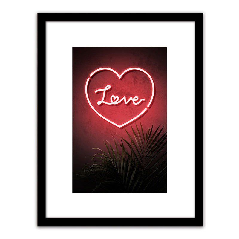 Πίνακας Σε Κορνίζα Πλαστικό 'Love' 35x45x1.8cm - Hippiehome.gr
