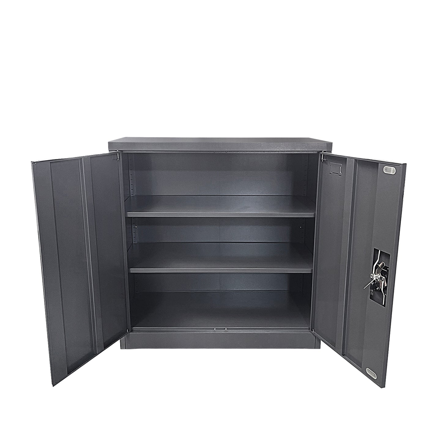 Ντουλάπι DUILIN Σκούρο Γκρι Μέταλλο 90x40x90cm - Hippiehome.gr