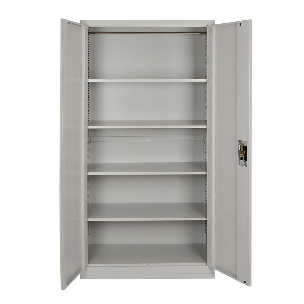 Φοριαμός DURIN Ανοιχτό Γκρι Μέταλλο 90x45x180cm - Hippiehome.gr