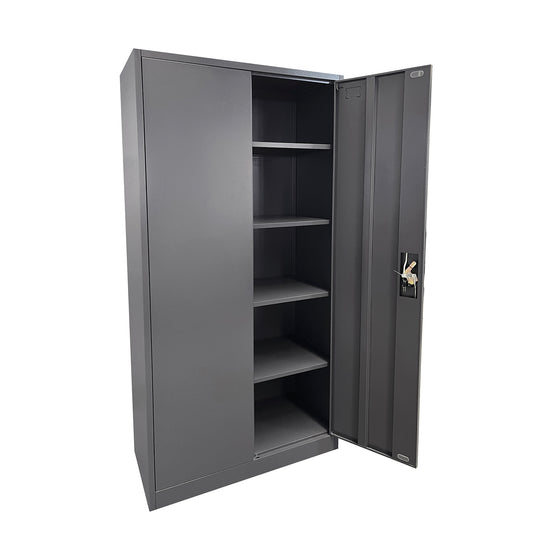 Φοριαμός DURIN Σκούρο Γκρι Μέταλλο 90x45x180cm - Hippiehome.gr