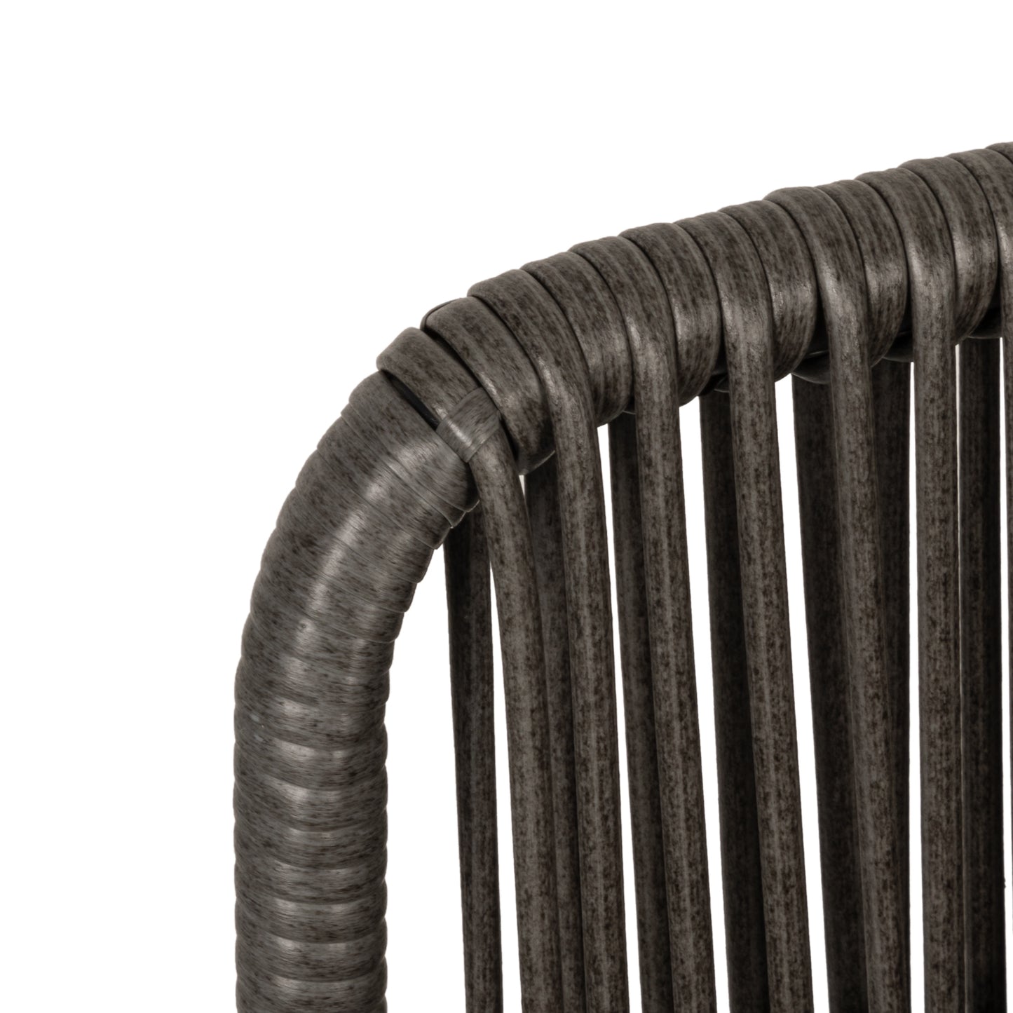 Πολυθρόνα Κήπου BLUENILE Μαύρο/Γκρι Αλουμίνιο/Rattan 56x60x89cm - Hippiehome.gr