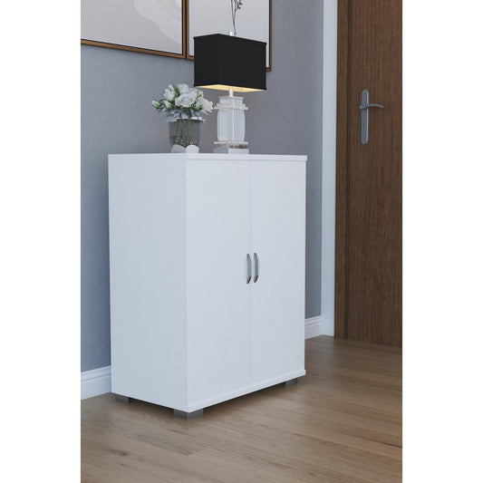 Παπουτσοθήκη MASEGO Λευκό Μοριοσανίδα 35x72x80cm - Hippiehome.gr