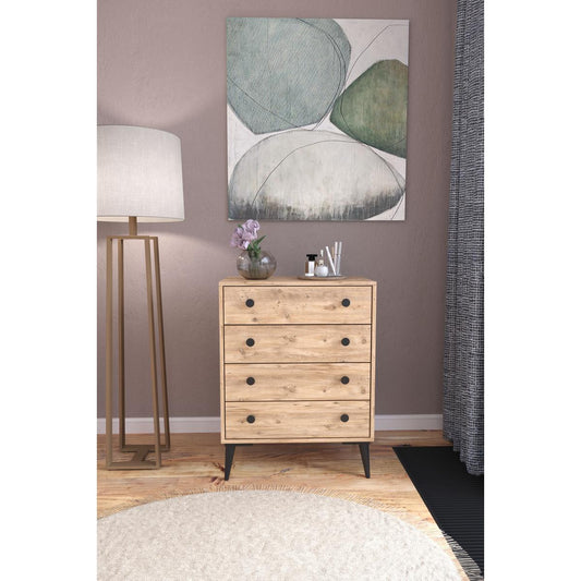 Συρταριέρα AMARI Δρυς Μοριοσανίδα 72x43x96cm - Hippiehome.gr