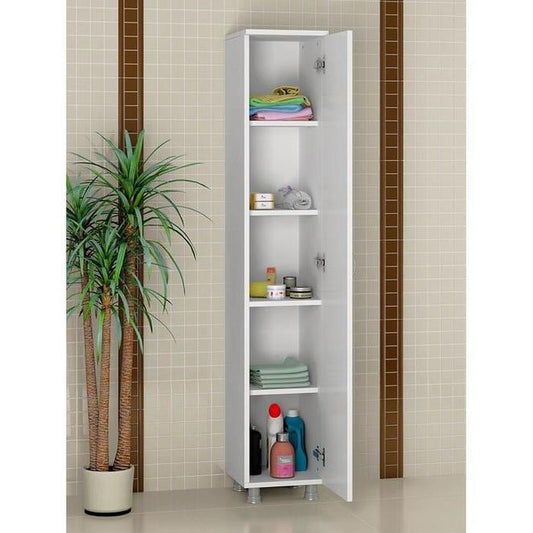 Ντουλάπι MADELINE Λευκό Μοριοσανίδα 30x35x165cm - Hippiehome.gr