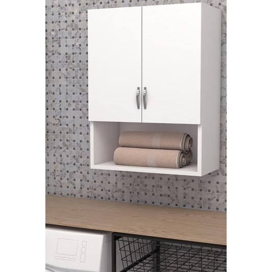 Ντουλάπι Μπάνιου SAMENTHA Λευκό Μοριοσανίδα 55x30x70cm - Hippiehome.gr