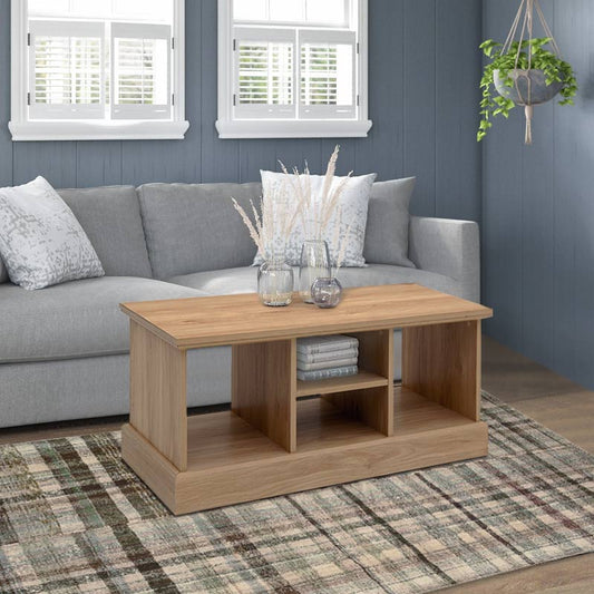 Τραπεζάκι σαλονιού Brady Megapap χρώμα sonoma 90x46x43εκ. - Hippiehome.gr