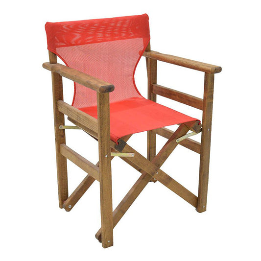 Διάτρητο πανί επαγγελματικό για πολυθρόνα σκηνοθέτη χρώματος κόκκινο Megapap - Hippiehome.gr