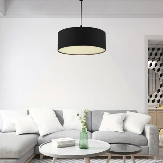 Φωτιστικό οροφής Monahan Megapap υφασμάτινο χρώμα μαύρο 38x21x70εκ. - Hippiehome.gr