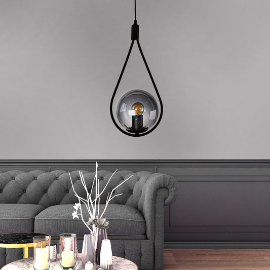 Φωτιστικό οροφής Shemesh Megapap E27 μεταλλικό μονόφωτο χρώμα μαύρο 20x20x85εκ. - Hippiehome.gr