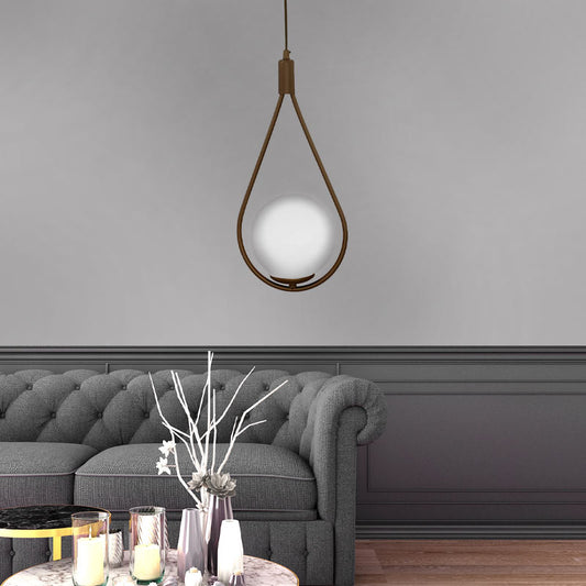 Φωτιστικό οροφής Shemesh Megapap E27 μεταλλικό μονόφωτο χρώμα χρυσό ματ 20x20x85εκ. - Hippiehome.gr