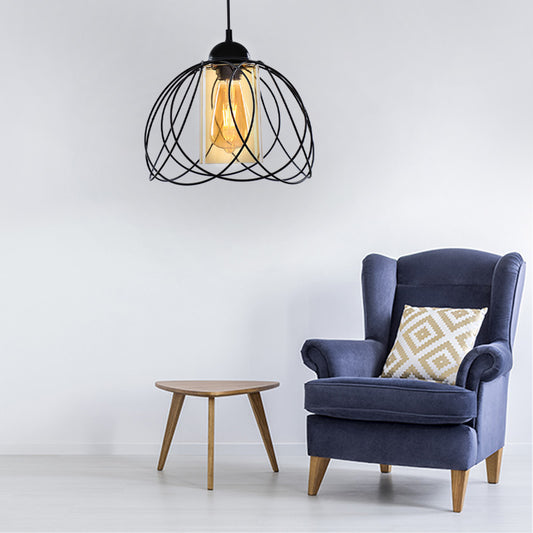 Φωτιστικό οροφής Abilene Megapap E27 μεταλλικό μονόφωτο χρώμα μαύρο 26x26x68εκ. - Hippiehome.gr