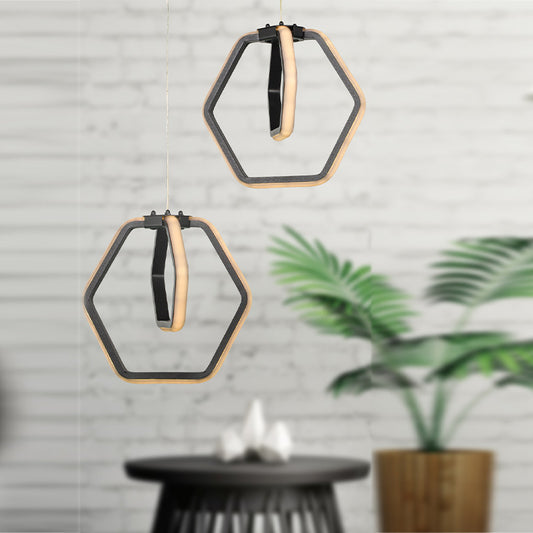 Φωτιστικό οροφής Led Holt Megapap μεταλλικό χρώμα μαύρο 20x20x68εκ. - Hippiehome.gr