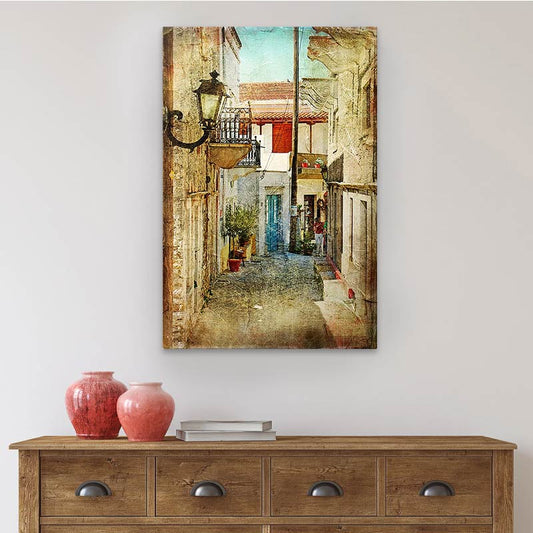 Πίνακας σε καμβά "Neighborhood" Megapap ψηφιακής εκτύπωσης 40x60x3εκ. - Hippiehome.gr