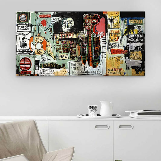 Πίνακας σε καμβά "Notary" Megapap ψηφιακής εκτύπωσης 80x40x3εκ. - Hippiehome.gr