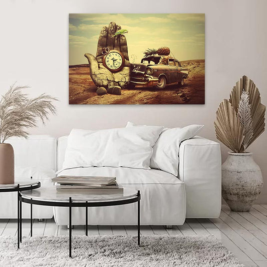 Πίνακας σε καμβά "Dali" Megapap ψηφιακής εκτύπωσης 75x50x3εκ. - Hippiehome.gr