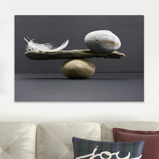 Πίνακας σε καμβά "Balance" Megapap ψηφιακής εκτύπωσης 100x70x3εκ. - Hippiehome.gr