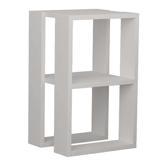 Κομοδίνο - τραπεζάκι βοηθητικό Lonie Megapap από μελαμίνη χρώμα λευκό 34x30x55εκ. - Hippiehome.gr