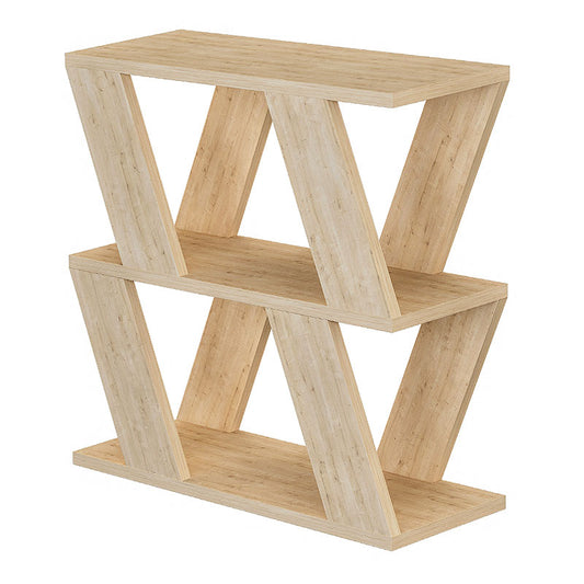 Τραπεζάκι βοηθητικό Lazena Megapap μελαμίνης χρώμα φυσικό οξιάς 60x22x57εκ. - Hippiehome.gr